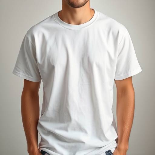 Camiseta branca com a frase 'Eu ❤️ Estamparia Criativa' estampada